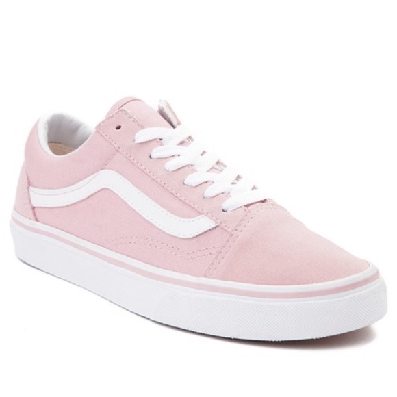 baby pink suede vans